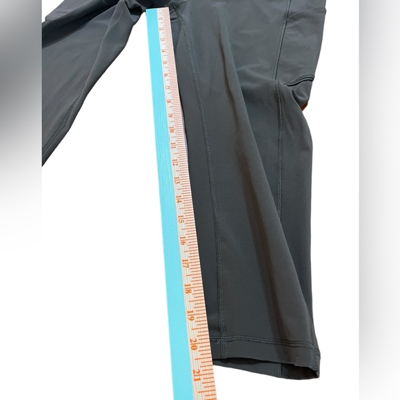 Lululemon Speed Up Crop Mid Rise Athletic Tights Pockets Reflective Size 10 - Picture 8 of 10